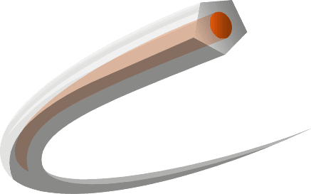 TRIMMER LINE CORE CUT