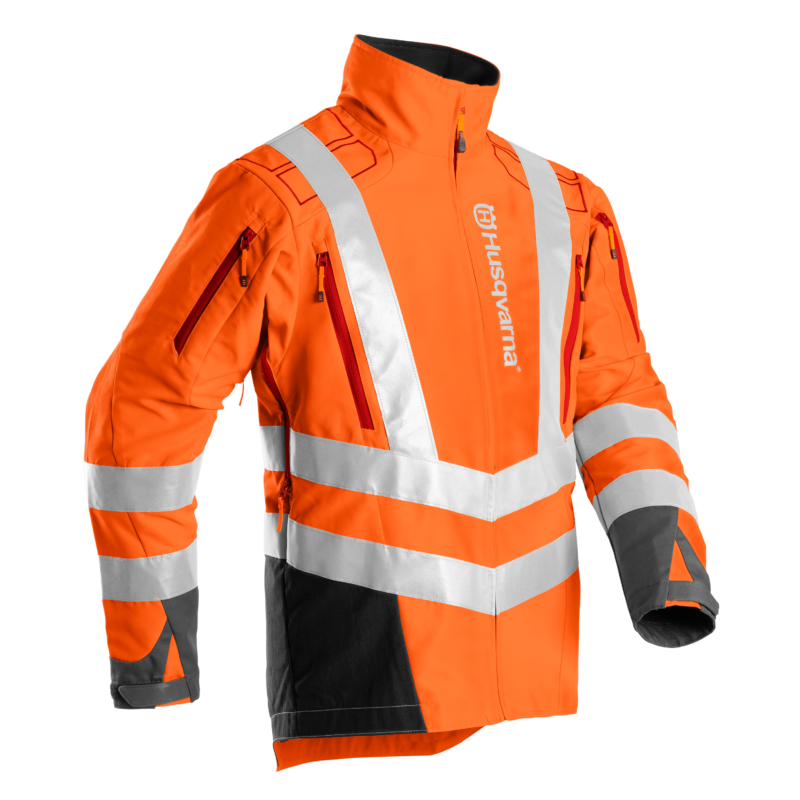 Bosmaaier- en trimmerjack, High Viz