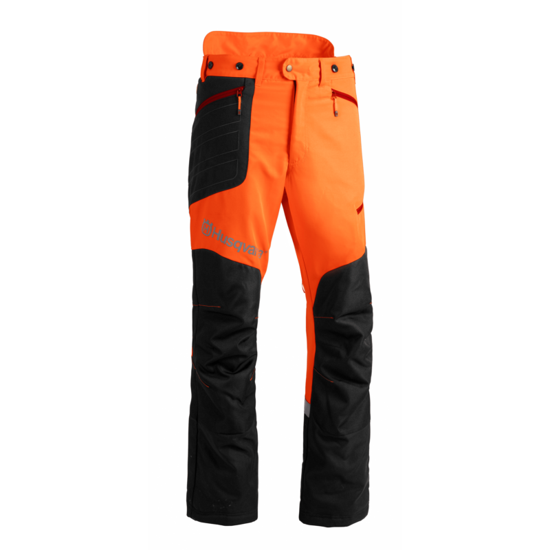 Bosmaaier- en trimmerbroek, Technical